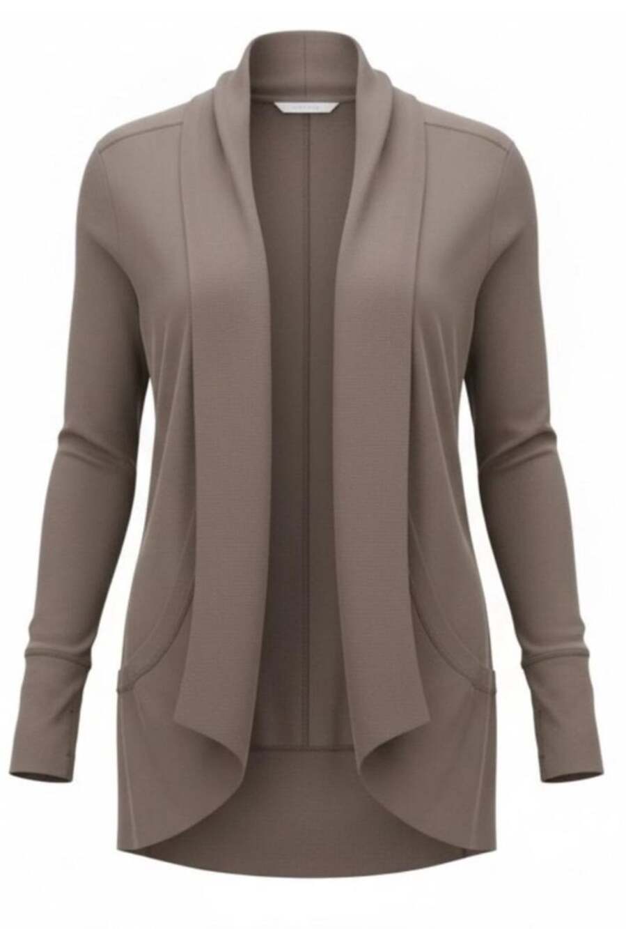 Athleta Pranayama Athleisure Wrap Cardigan Sweater in Chocolate Brown Small